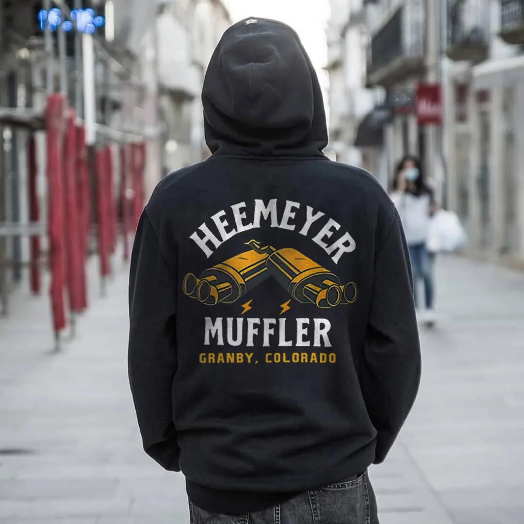 Heemeyer Muffler Printed Men's Hoodie - Devcarry