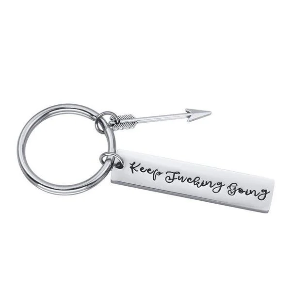 Keep F Going key Chain