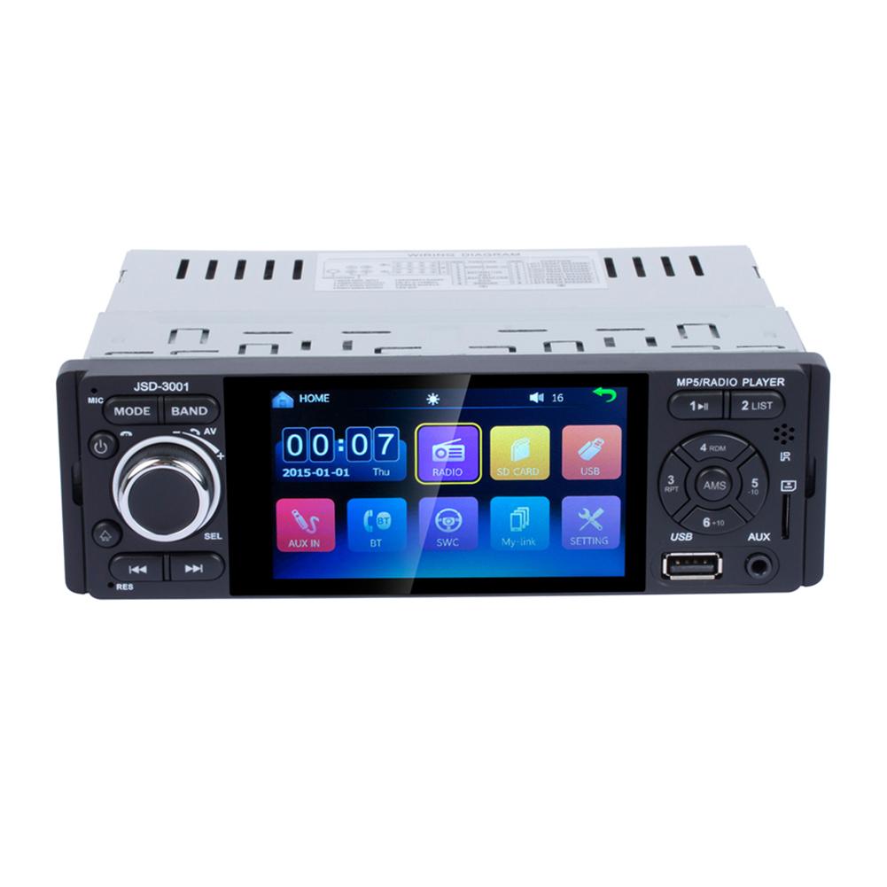 4.1 inch Bluetooth-compatible Capacitive Touch Screen Stereo Car MP5 Player FM Radio, With camera, 501 Original
4.1 inch Bluetooth-compatible Capacitive Touch Screen Stereo Car MP5 Player FM Radio, With camera, 501 Original