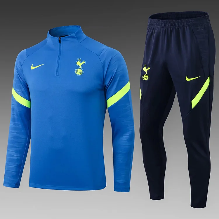 2021/2022 Tottenham Hotspur Half Pull Training Wear Blue Suit
