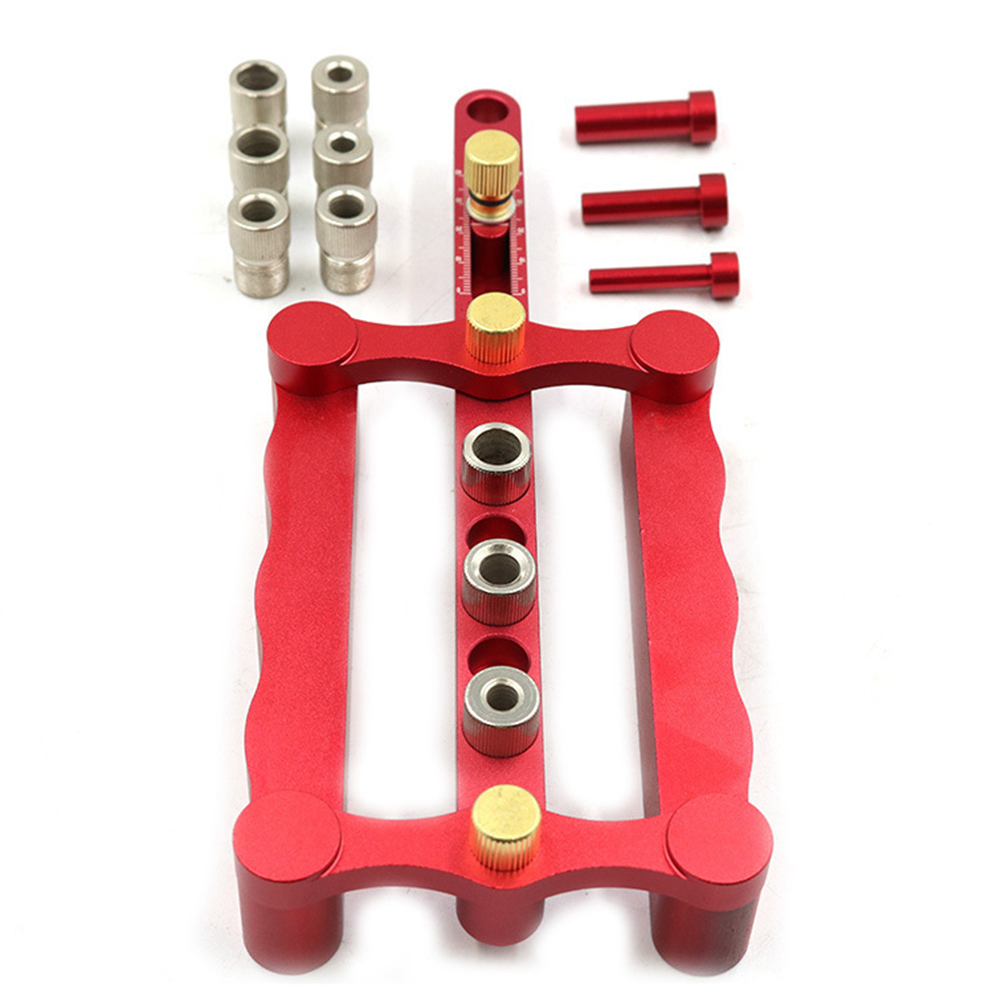 Woodworking Self Centering Drill Guide Pocket Hole Doweling Jig Kit Red, 501 Original
Woodworking Self Centering Drill Guide Pocket Hole Doweling Jig Kit Red, 501 Original