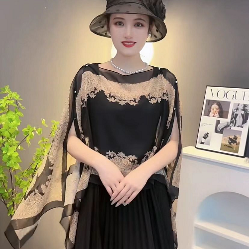 French sun protection shawl