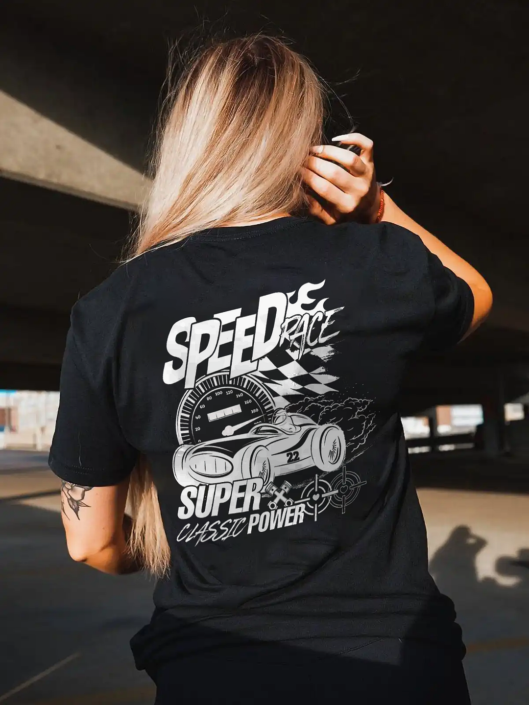 Speed Race Super Power T-shirt - Devcarry
