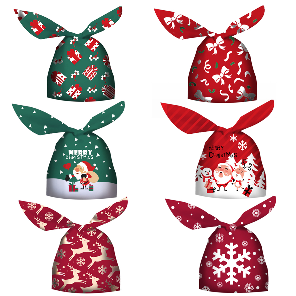 50pcs Rabbit Ear Christmas Candy Bag Xmas Cookie Snack Gift Packing Pouch, 501 Original
50pcs Rabbit Ear Christmas Candy Bag Xmas Cookie Snack Gift Packing Pouch, 501 Original