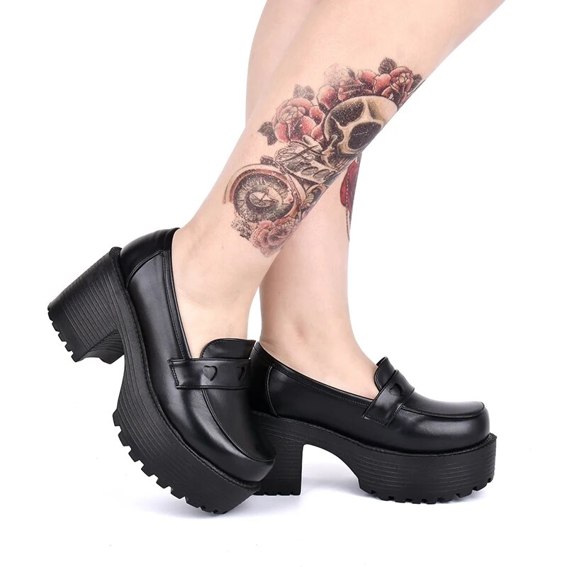 VCshoes Woman Mori Girl Lolita JK Shoes Lady High Heels Pumps Women Princess Student Dress Party Shoes Lacework 35-40