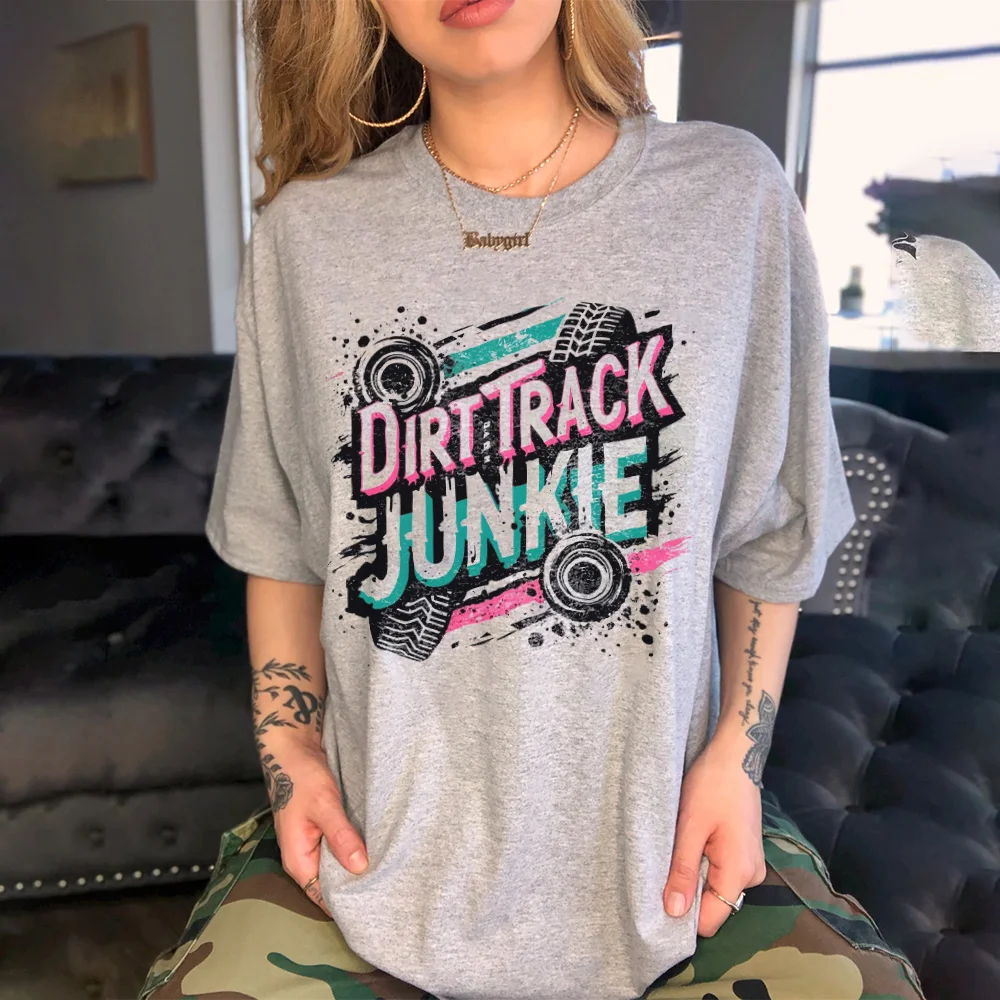 Dirt Track Junkie T-shirt - Devcarry