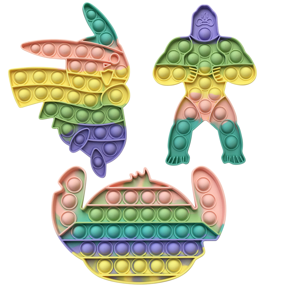 Silicone Push Bubble Toys Rainbow Cartoon Fidget Toys Autism Stress Relief, 501 Original
Silicone Push Bubble Toys Rainbow Cartoon Fidget Toys Autism Stress Relief, 501 Original