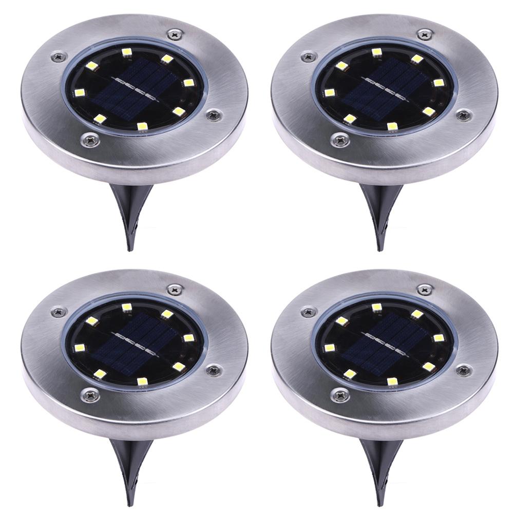 4pcs 8LED Solar Powered Buried Ground Light Outdoor Garden Decking Lamps, 501 Original
4pcs 8LED Solar Powered Buried Ground Light Outdoor Garden Decking Lamps, 501 Original