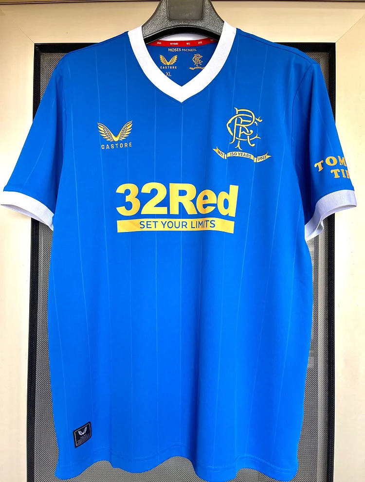 Glasgow Rangers Home Shirt Kit 2021-22