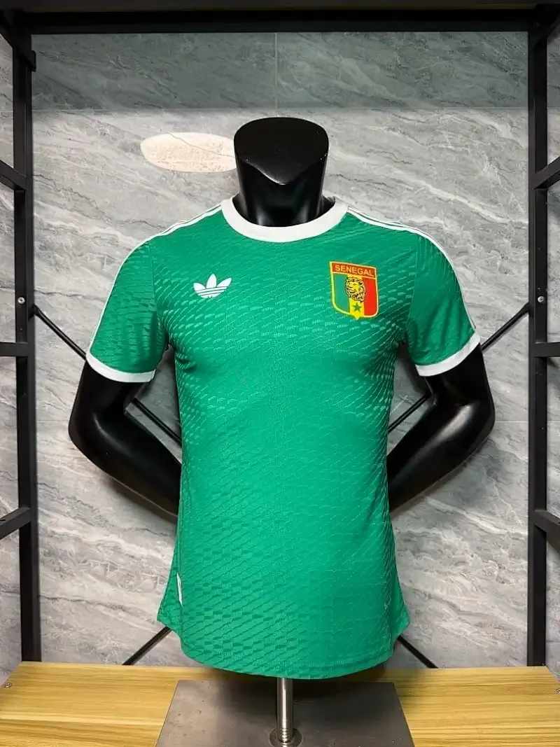 2026 Player Senegal Retro Green Soccer Jersey 1:1 Thai Quality