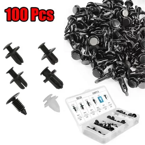 Dronehint 100x Accessories Car Bumper Trim Panel Fender Engine Push Pin Rivet Clips Parts (For: BYD) Parts