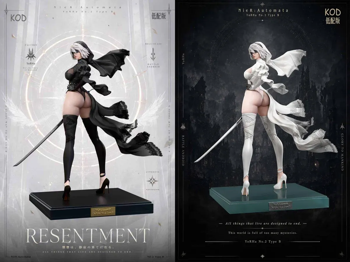 2B Platinum Wedding Statue - NieR: Automata | KOD Studio