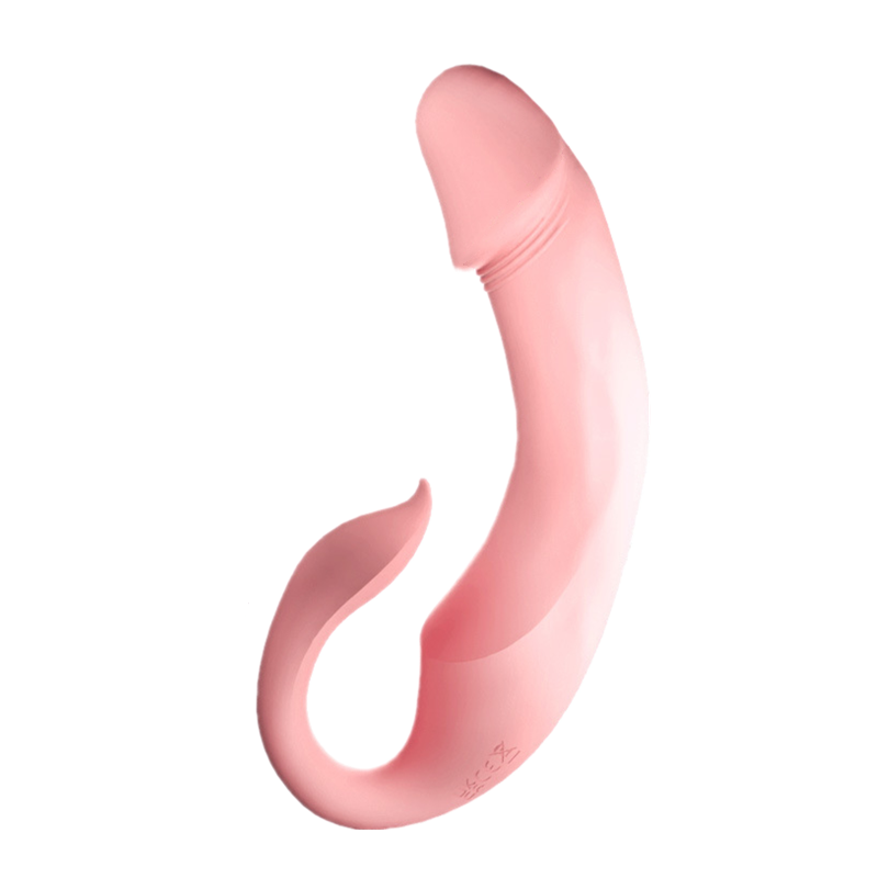 10 Frequency Double Head Dildo Vibrators Wearable Penis Vibrator - Rose Toy