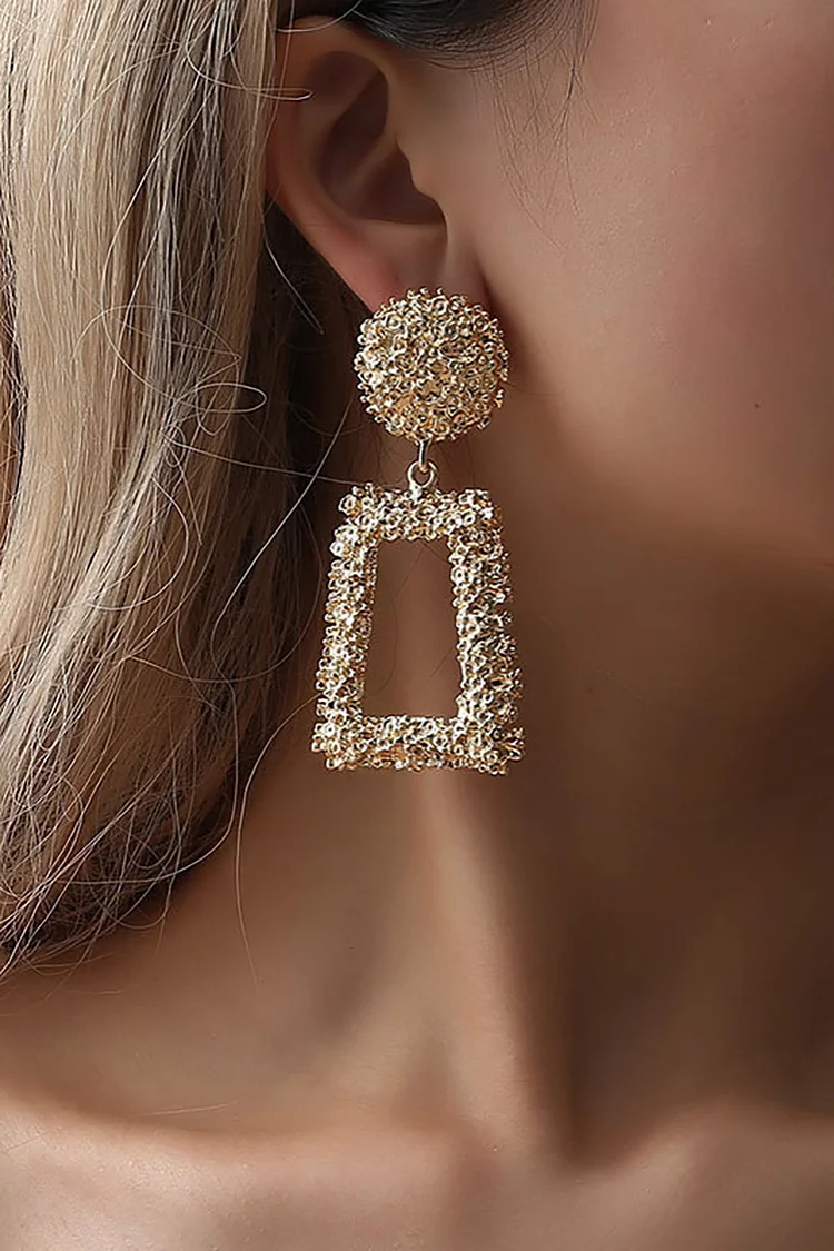 Irregular Geometric Fashion Alloy Dangle Earrings