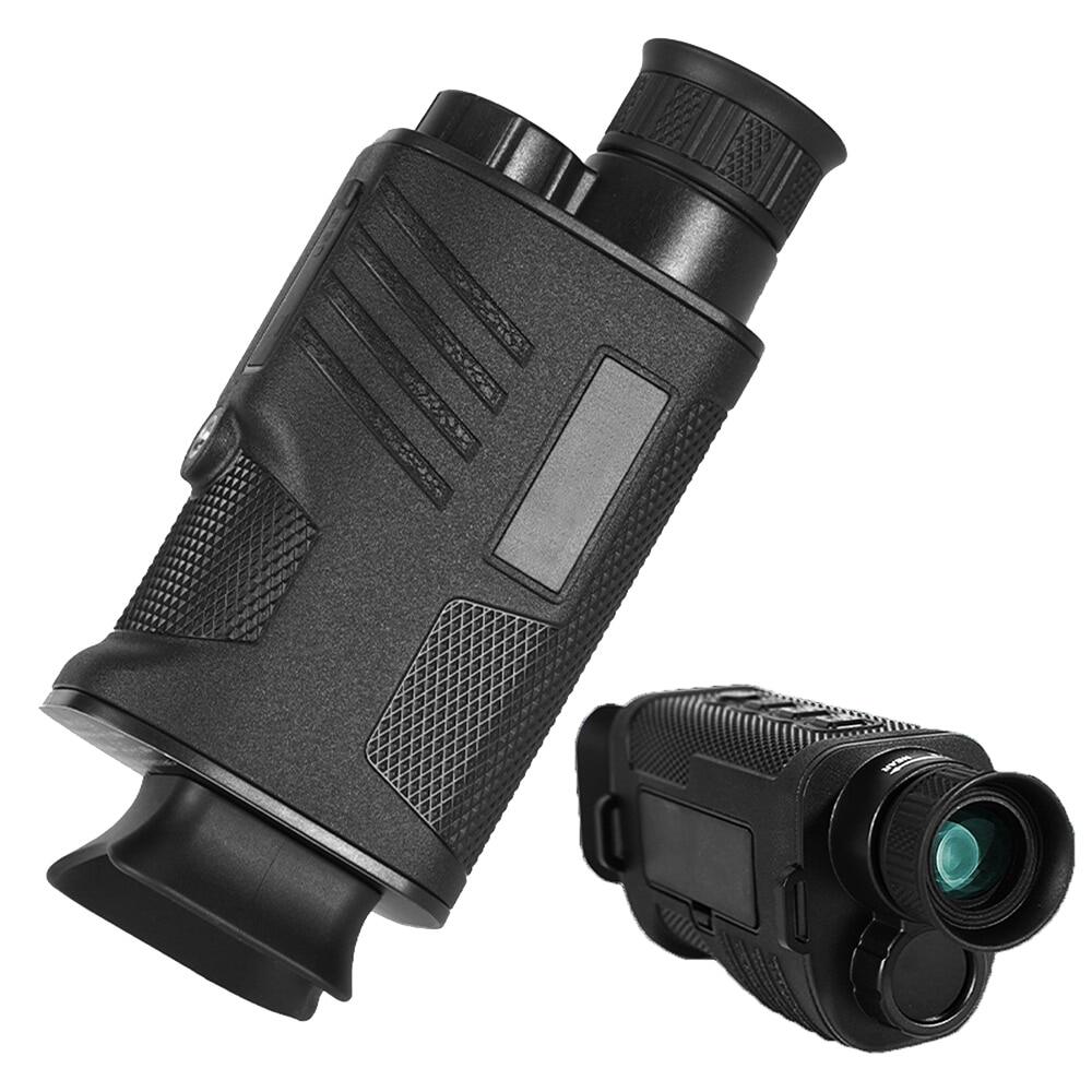 BekinTek Handheld Night Vision Monocular Rechargeable Telescope Infrared Goggles Full Dark Observing 7x IR Adjustment 8x Digital Zoom 1080P Video Recording 8M Photo Support PC Control with 32G TF Card