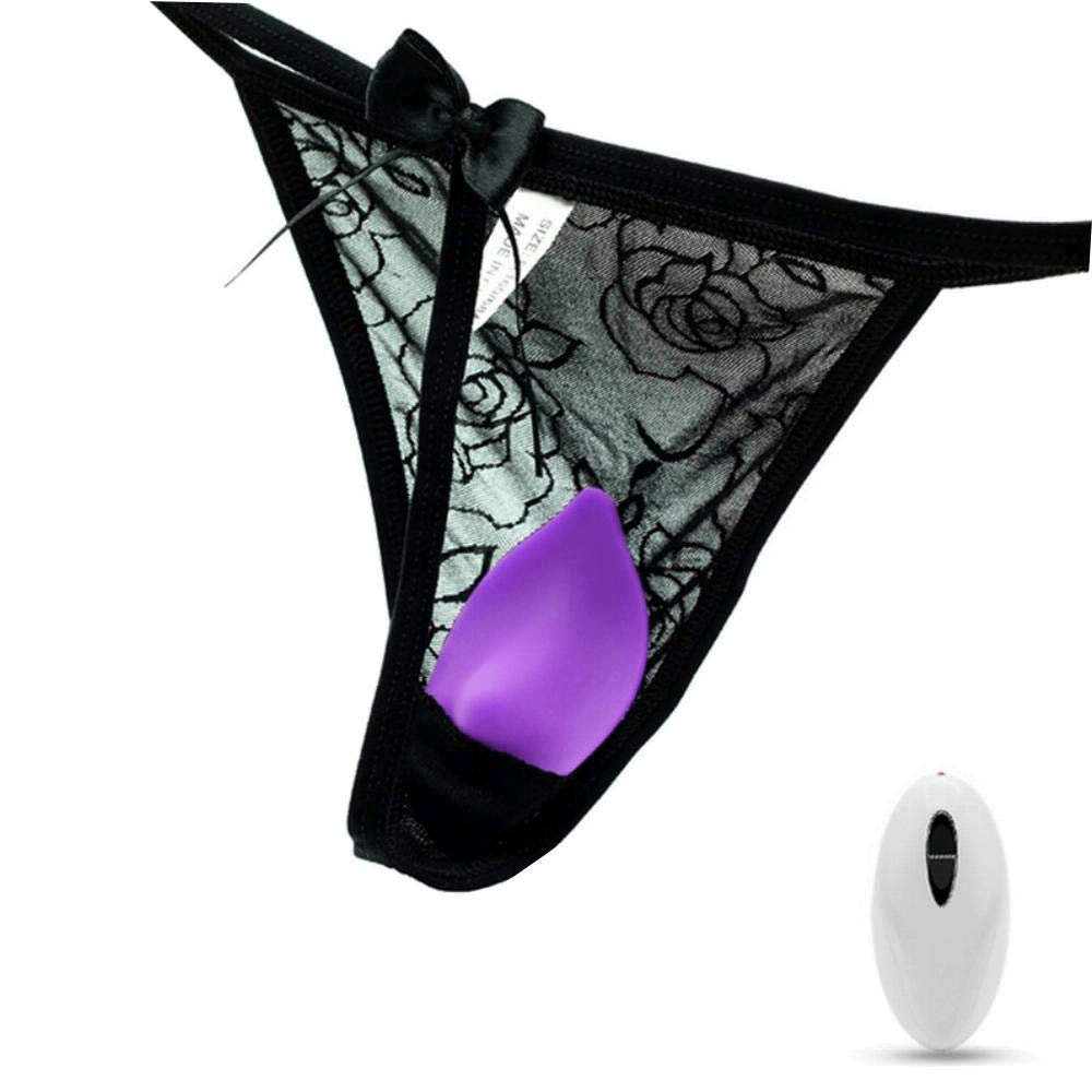 Wearable Panty Vibrator With Wireless Remote Control ( Panty is not included ) - Rose Toy