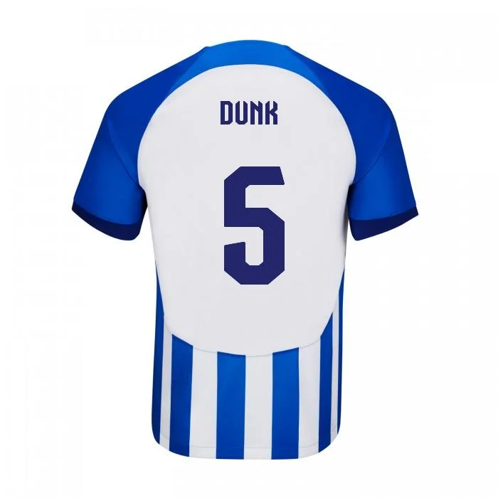 Brighton and Hove Albion Lewis Dunk 5 Home Shirt Kit 2023-2024