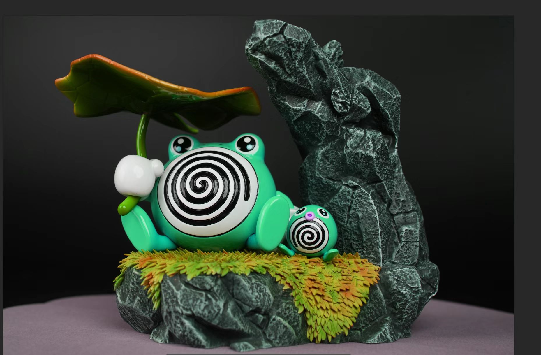02 Studio - Poliwhirl X Poliwag Environment Set Pokémon-