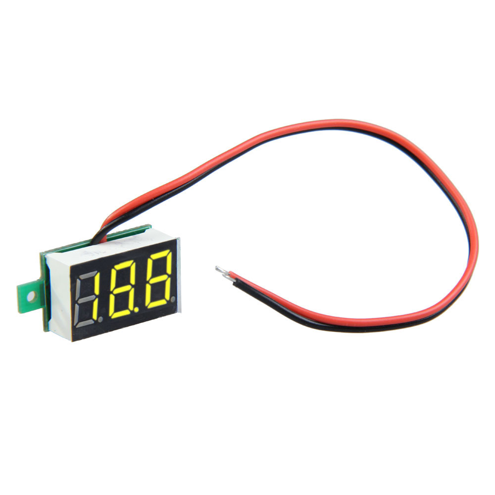 Mini DC 2.5-30V LED Panel Voltage Meter 3-Digital Display Voltmeter, 501 Original
Mini DC 2.5-30V LED Panel Voltage Meter 3-Digital Display Voltmeter, 501 Original
