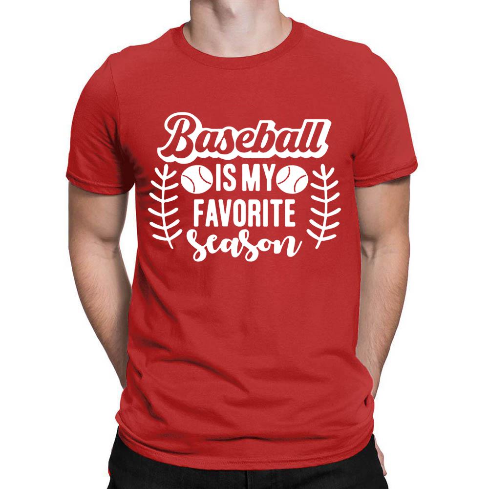 Baseball is my favorite season Men's T-shirt-Guru-buzz
