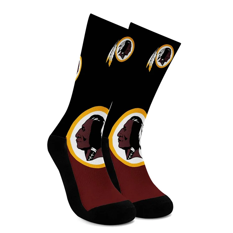 Washington Redskins For Bare Feet Crew Socks