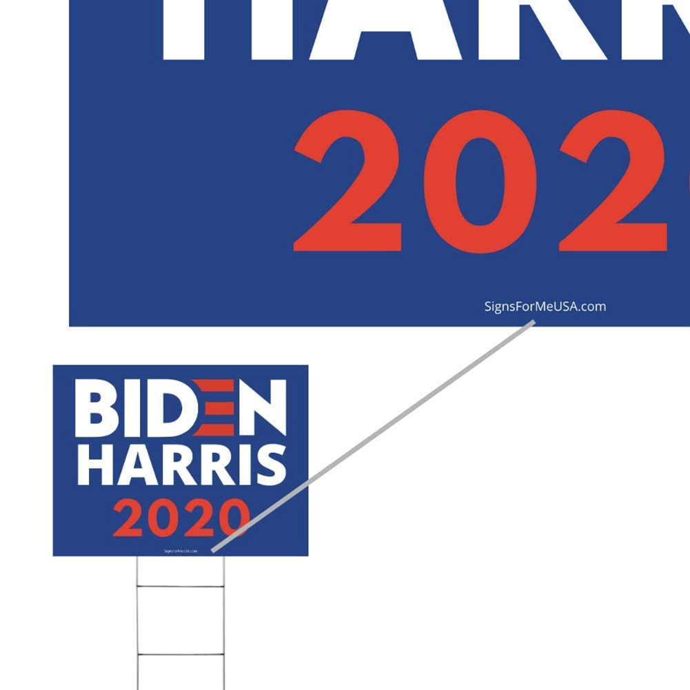 2020 US Presidential Election Biden Yard Lawn Sign H Pile Waterproof Banner, 501 Original
2020 US Presidential Election Biden Yard Lawn Sign H Pile Waterproof Banner, 501 Original