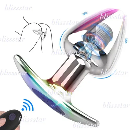 pornhint Pornhint Anal Butt Plug Vibrator Prostate Massager Stainless Dildo Sex Toys For Men Women