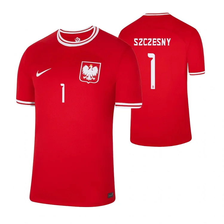 Poland Wojciech Szczesny 1 Away Shirt Kit World Cup 2022