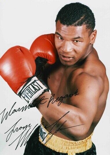 Mike Tyson Signed Poster Boxing Legend High Gloss Photo Inserts