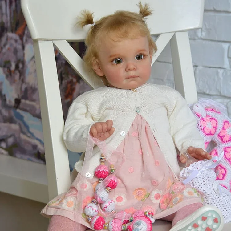  [Toys for Kids Special Offer] [Realistic Handmade Gifts]17"&22" Sylvia Truly Touch Reborn Baby Girl Toddler - Reborndollsshop®-Reborndollsshop®