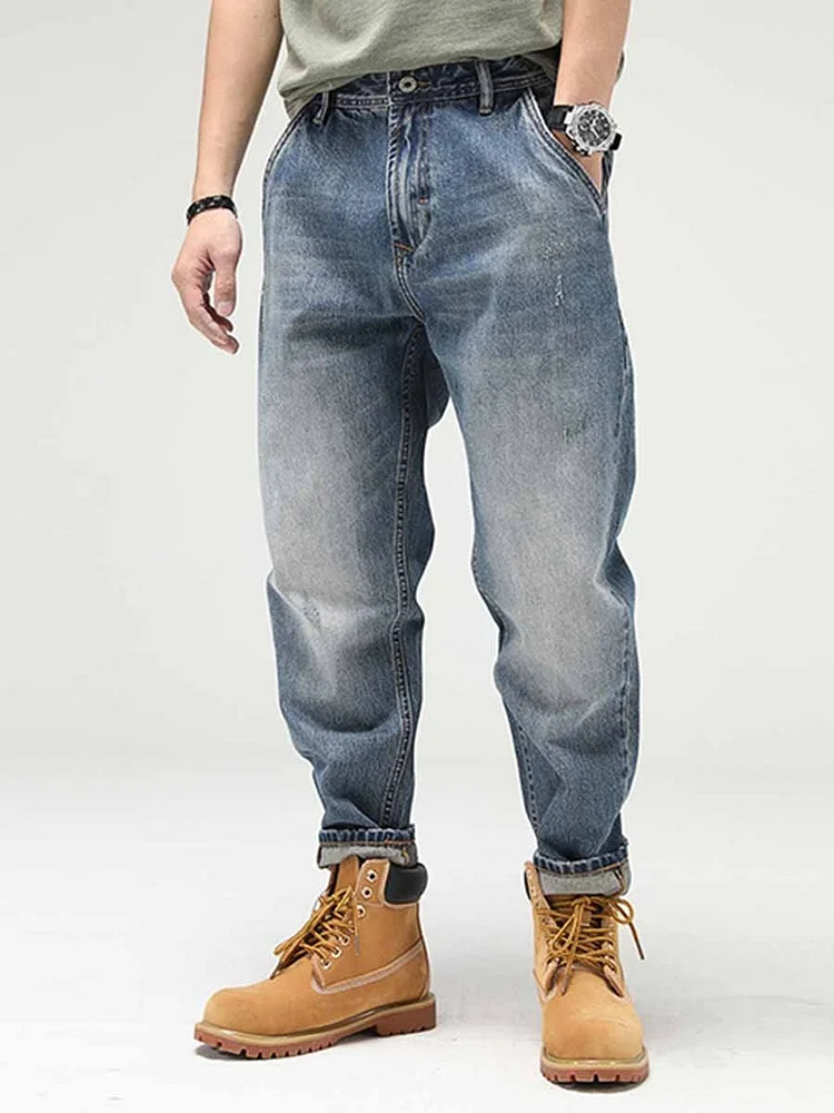 Men's Vintage Jeans Casual Pants