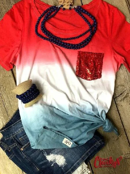 Bestdealfriday Red Casual Crew Neck Shirts Tops 9120129