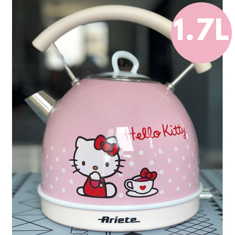 Hello Kitty 1.7L / 57.5 oz Double Layers Electric Kettle Tea Kettle Base  Plug