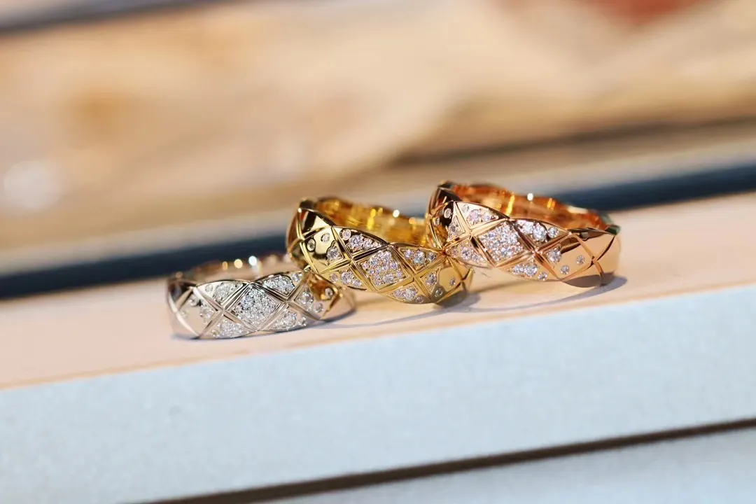 Chanel Diamond Coco Crush Ring - Wide