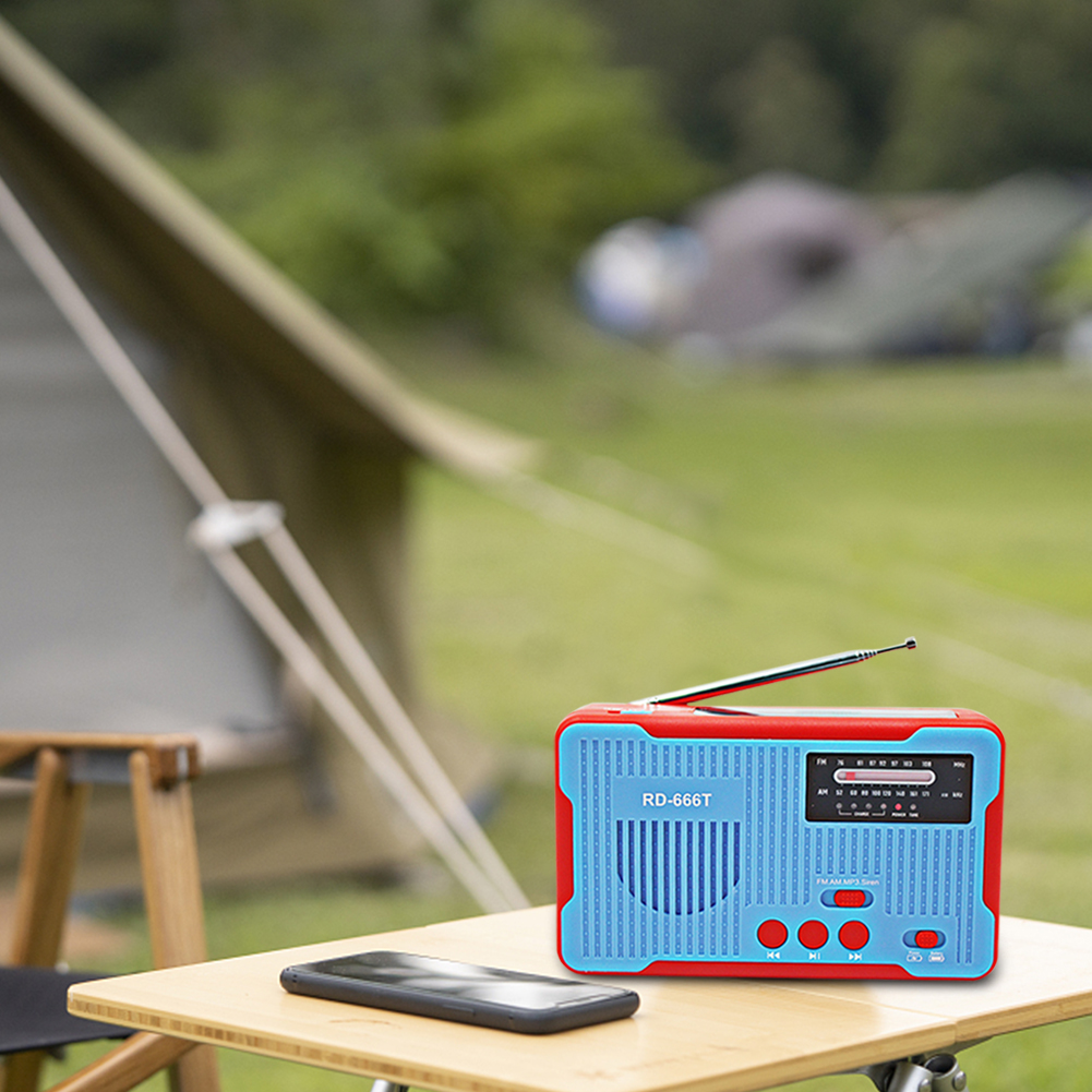 RD666T Solar Hand Crank Radio Receiver Mini Portable AM/FM Weather Radio, Red, 501 Original
RD666T Solar Hand Crank Radio Receiver Mini Portable AM/FM Weather Radio, Red, 501 Original