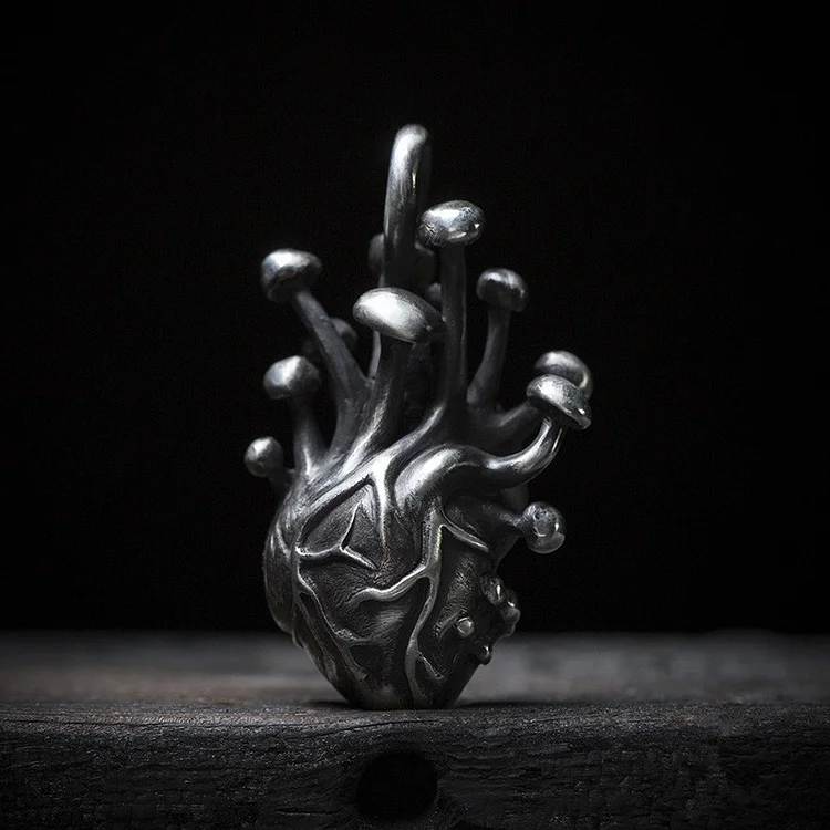 Sacred Heart Stainless Steel Necklace