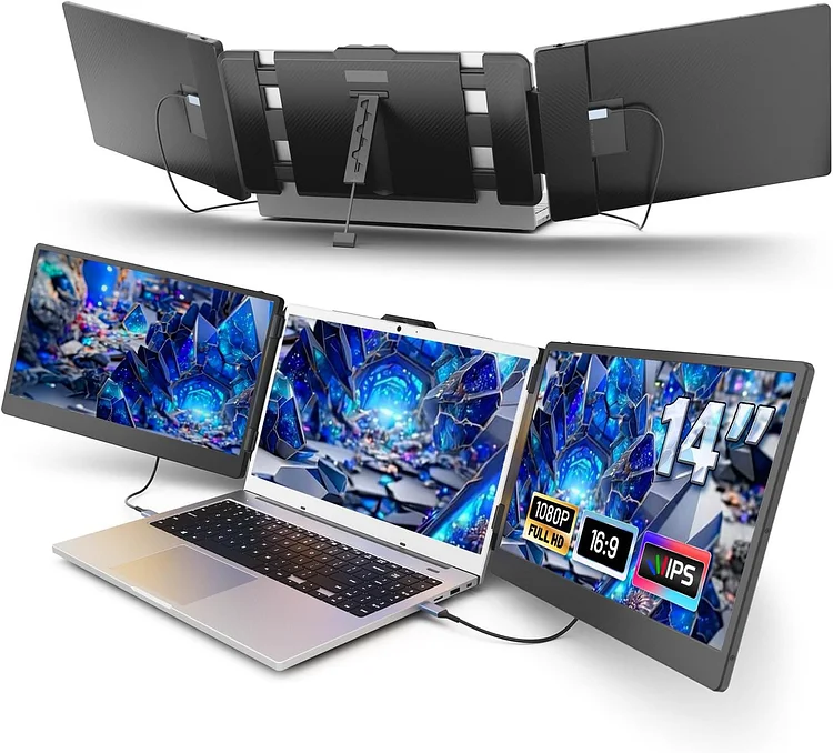 Domyfan S Triple Screen Laptop Screen Extender