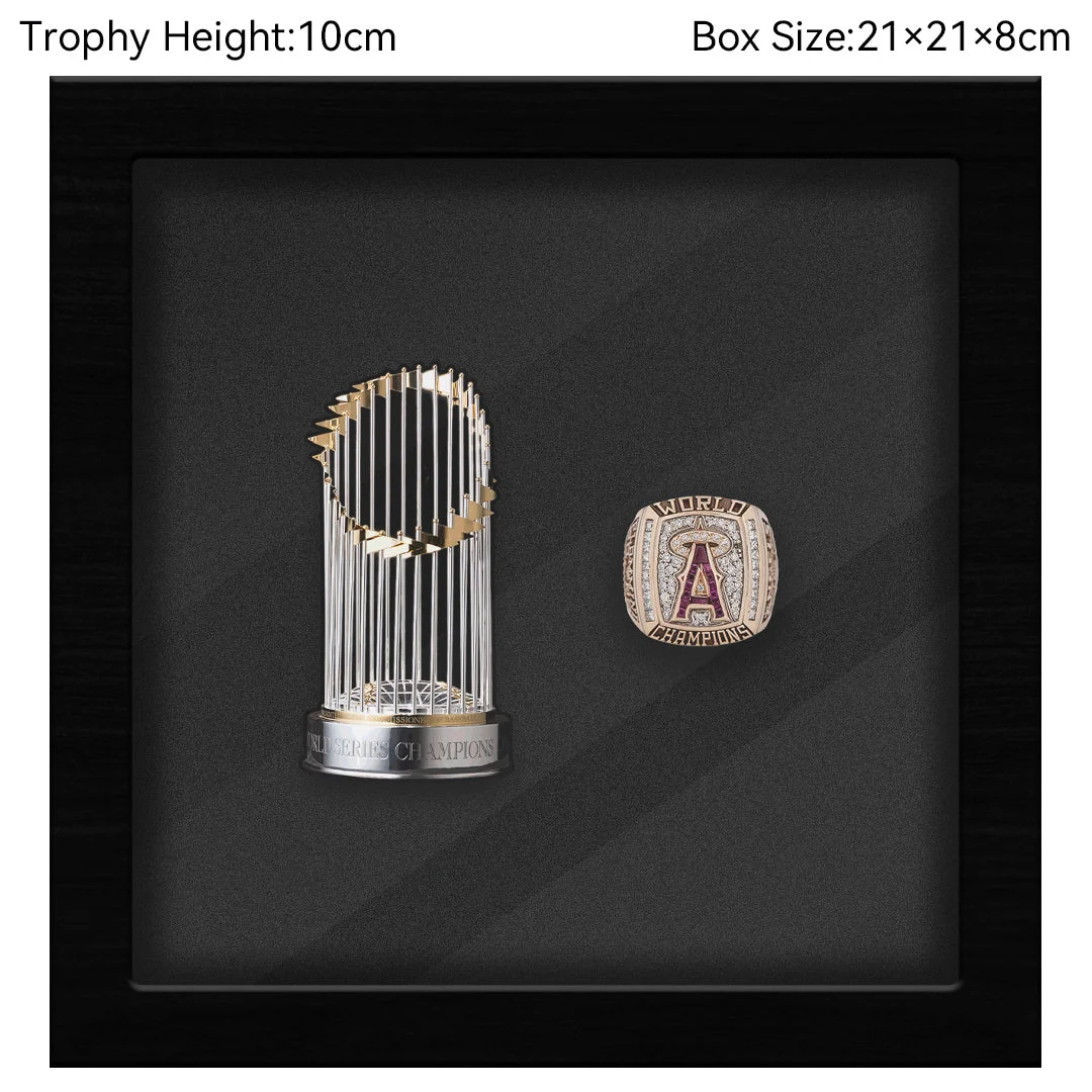 Anaheim Angels MLB Trophy And Ring Box