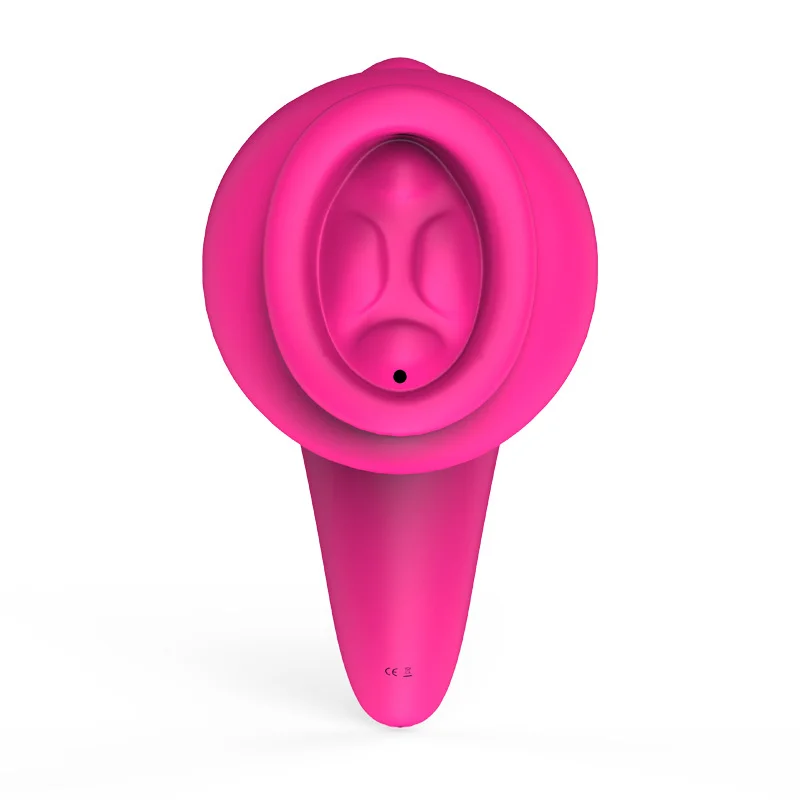 Tongue Licking Suction Clitoris Nipple Stimulator - Rose Toy