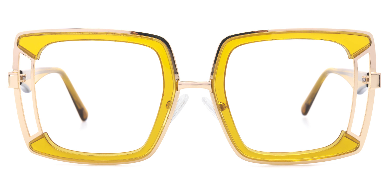 Ulm Rectangle Brown Eyeglasses Vooglam UK