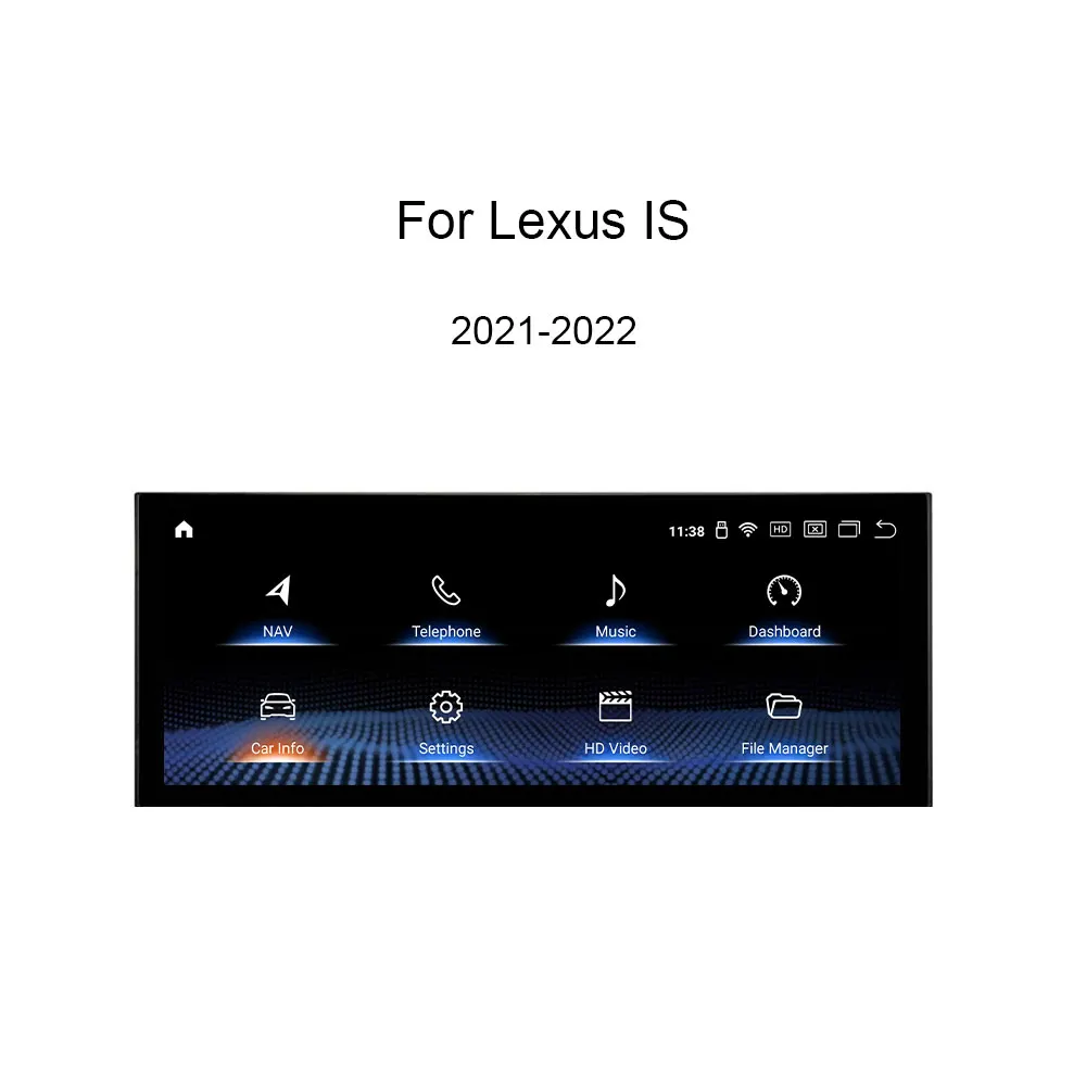 For LEXUS IS 2021-2022 year Android Car Radio Audio CarPlay GPS Navigation Multimedia Player