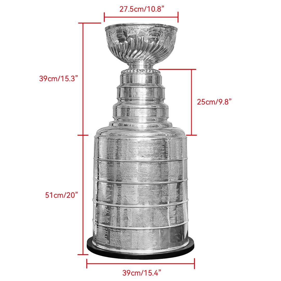 【90cm Height】NHL Stanley Cup Trophy  Full Size With All Champions Engraved on The Trophy Till 2023  Vegas Golden Knights trophy 