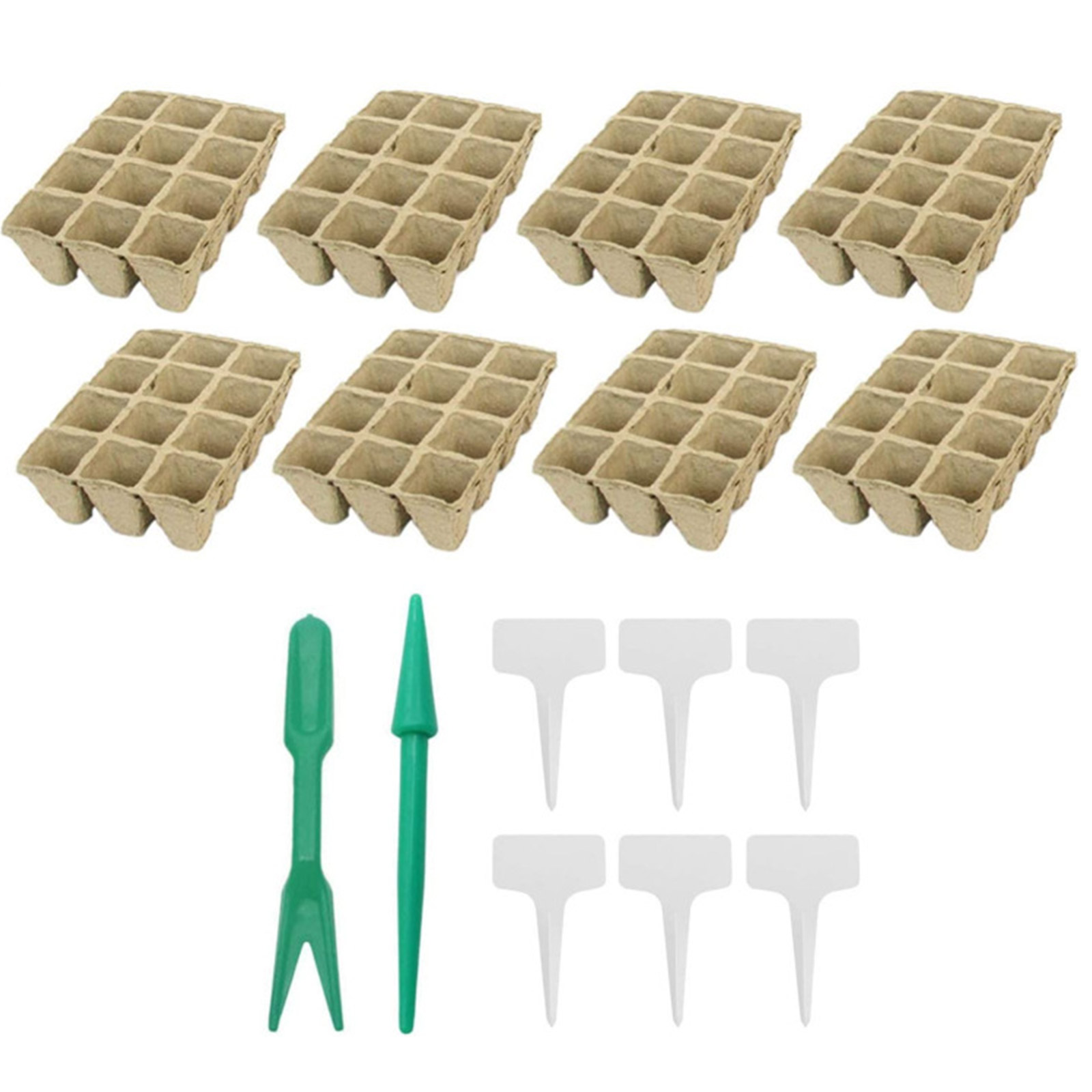 12 Cells Seeds Starter Pots, Biodegradable Propagation Tray Kit, 8 Pack, Suit., 501 Original
12 Cells Seeds Starter Pots, Biodegradable Propagation Tray Kit, 8 Pack, Suit., 501 Original