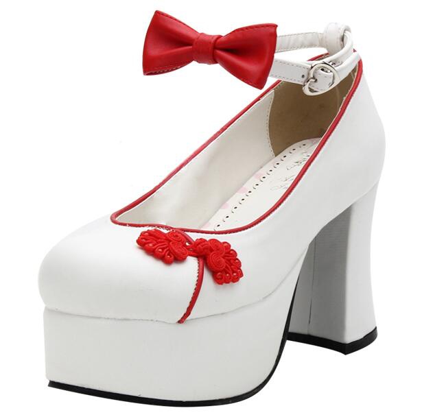 TAAFO Woman Girl Shoes Lady High Heels Pumps Women Princess Dress Shoe