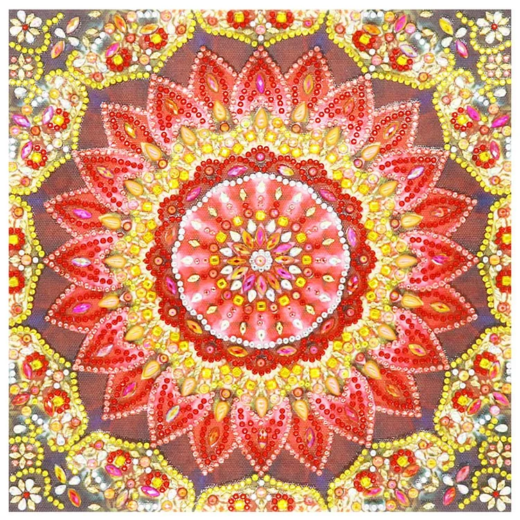 Flower Special Part Drill Diamond Painting 30X30CM(Canvas) gbfke