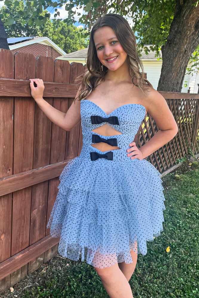 black ruffle homecoming dress Cute Black Fish Tail Ruffles Cocktail Dress Homecoming Dresses #TKL380