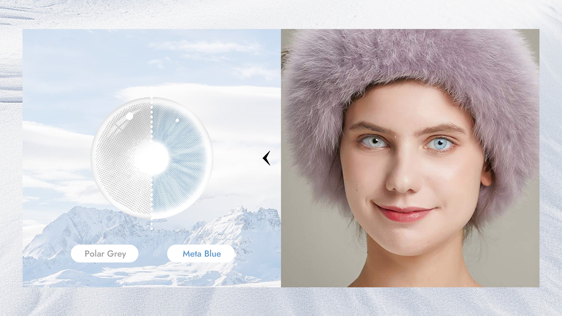 Grey lenses and blue lenses