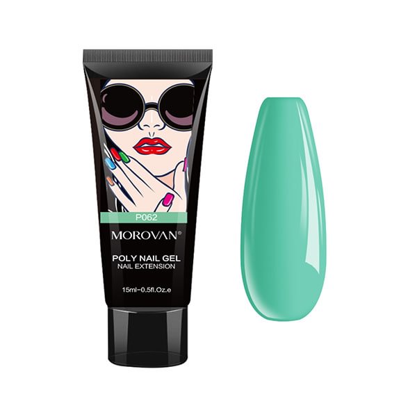 Morovan Green Poly Nail Gel P062