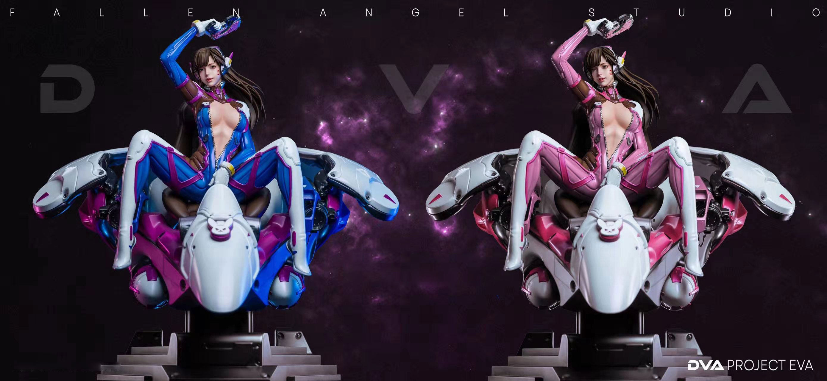 1/4 Scale DVA Project D.Va - Overwatch Resin Statue - Fallen Angel Studio