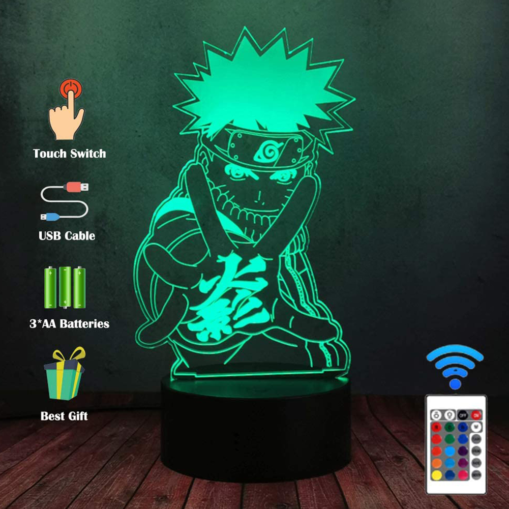 3D 16 Colors Kids Night Light LED Touch Remote Control Desk Bedside Lamp, 501 Original
3D 16 Colors Kids Night Light LED Touch Remote Control Desk Bedside Lamp, 501 Original